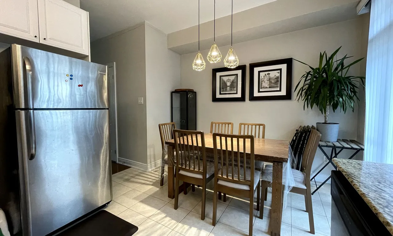 Att/Row/Twnhouse living room at 137B Finch Ave Toronto