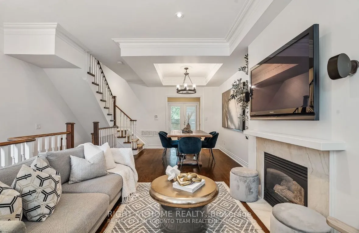 Att/Row/Twnhouse interior view at 35E Spruce St Toronto