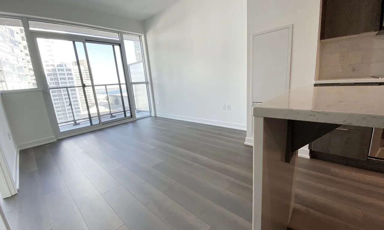 Condo Apt kitchen at 38 Iannuzzi St Toronto