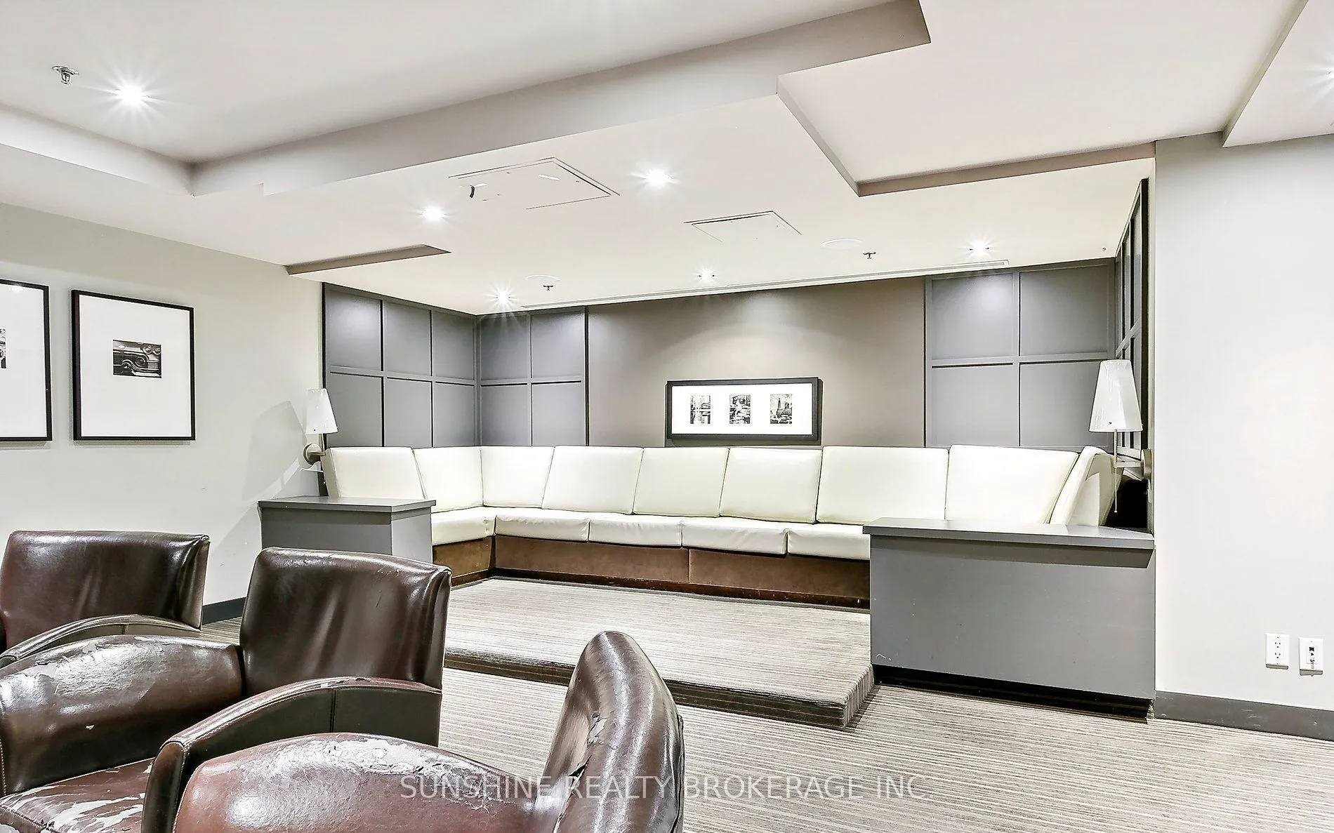 Condo Apartment living room at 11 St Joseph Street Toronto