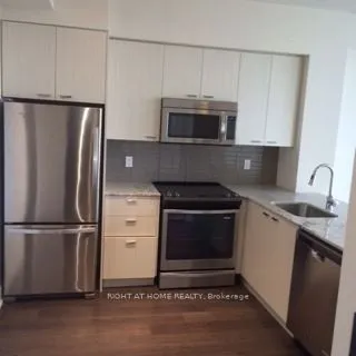 Condo Apartment kitchen at 88 sheppard Avenue Toronto