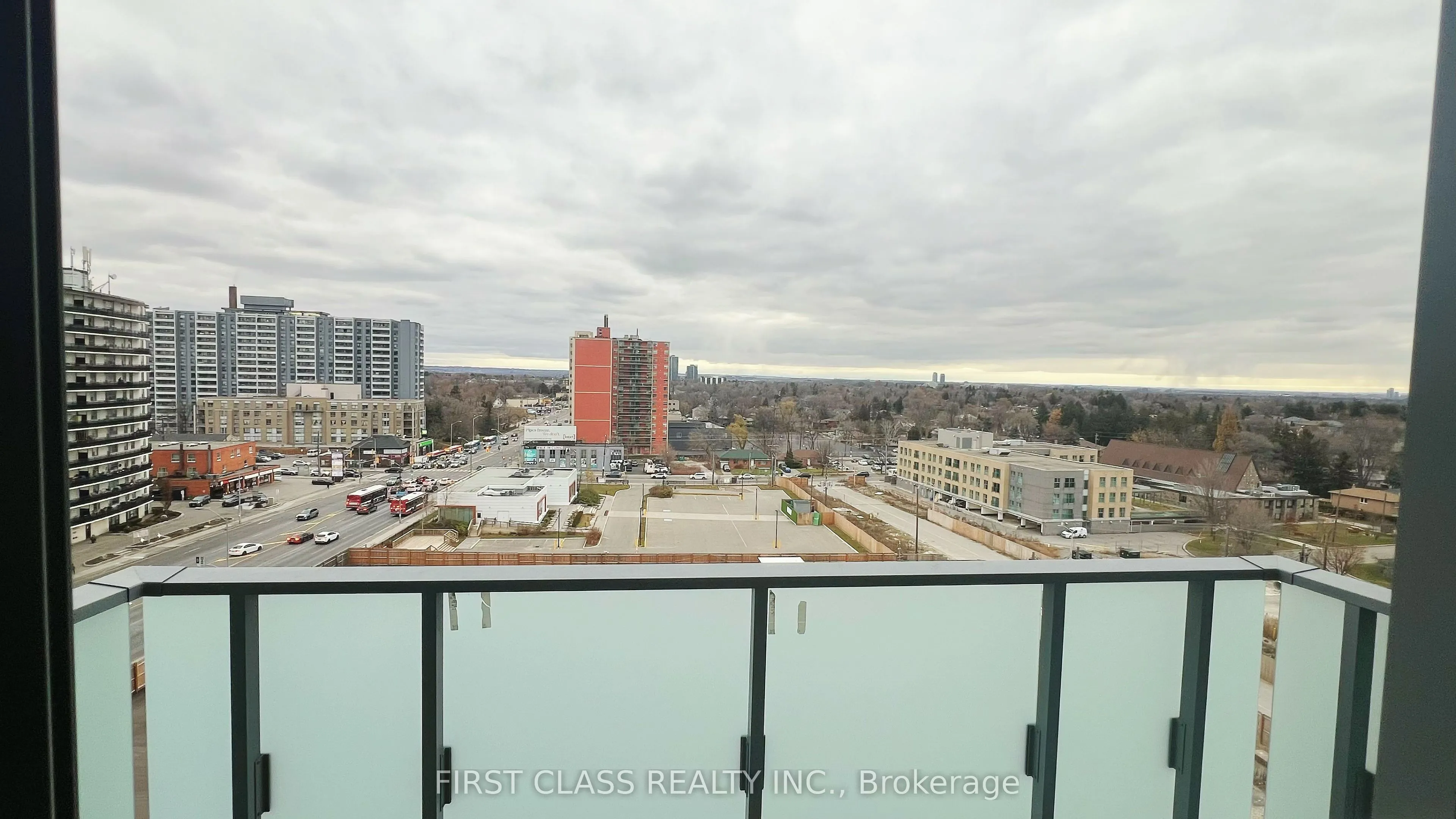 Condo Apartment living room at 7 Golden Lion Heights Toronto