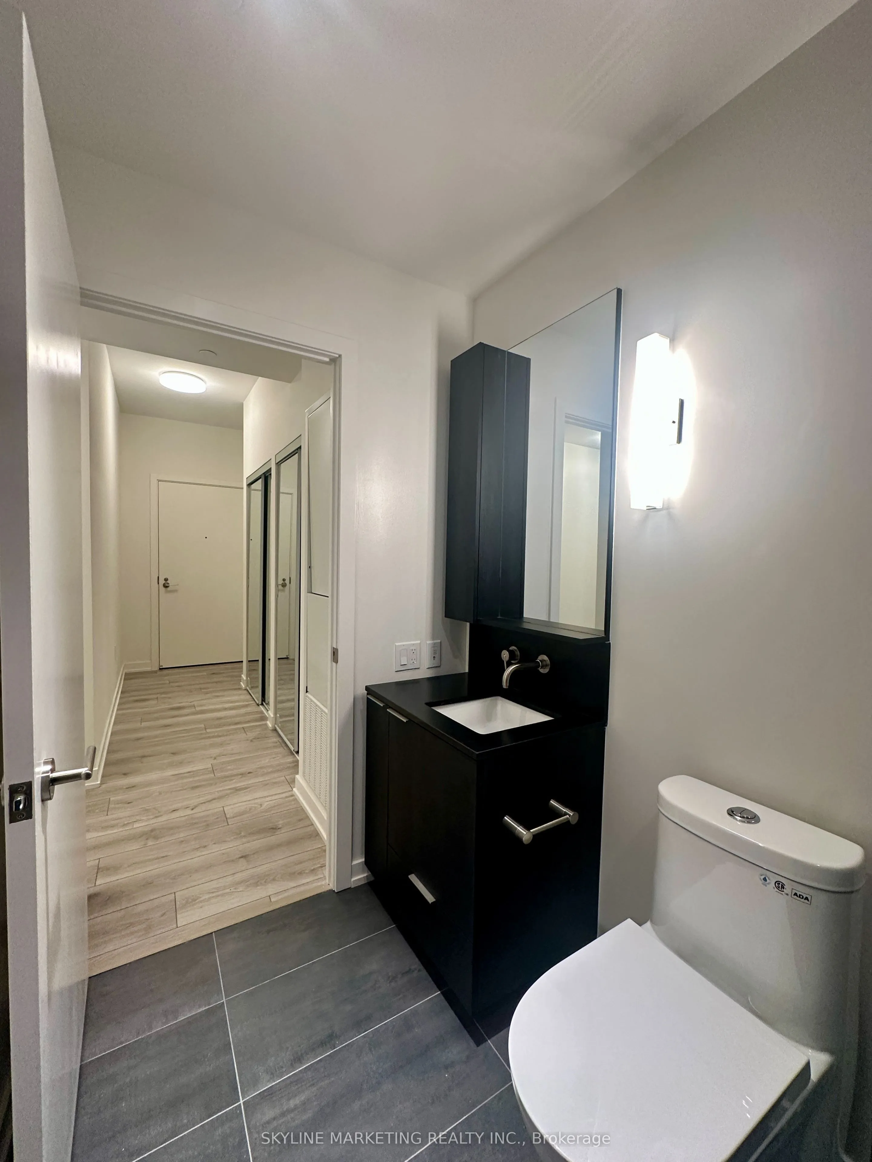 Condo Apartment kitchen at 120 Broadway Avenue Toronto