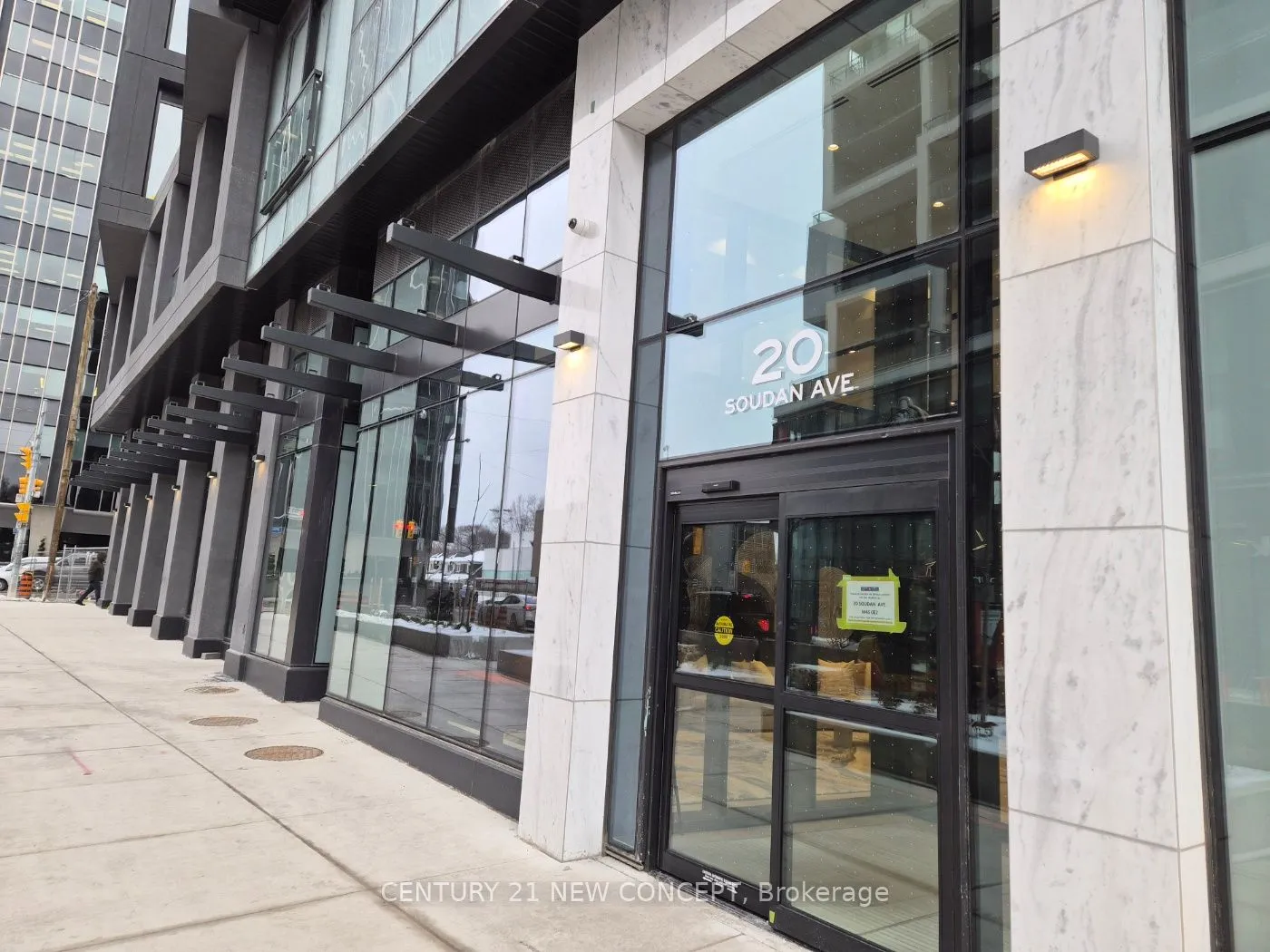 Condo Apartment living room at 20 Soudan Avenue Toronto