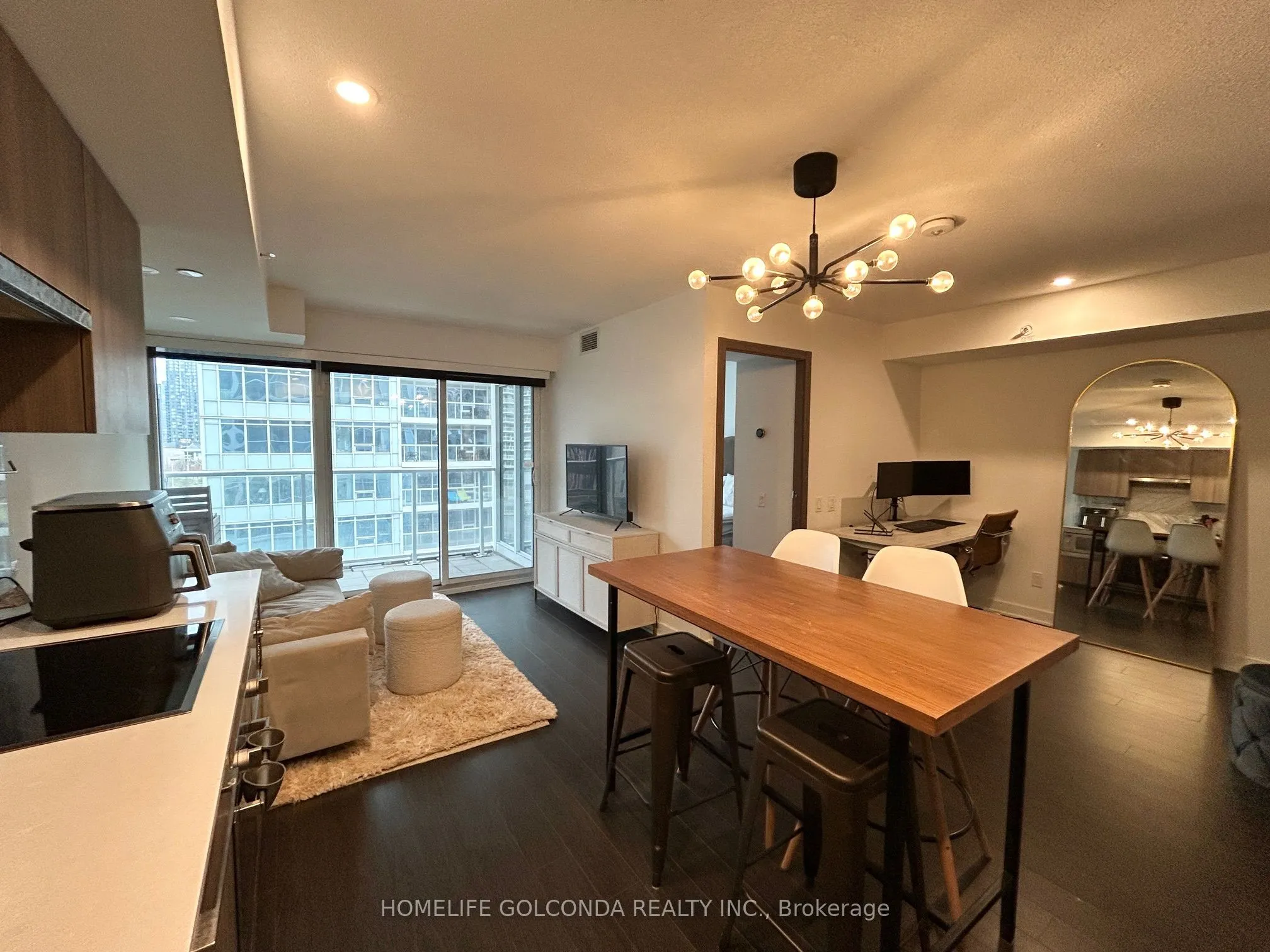 Condo Apartment kitchen at 19 Bathurst Street Toronto