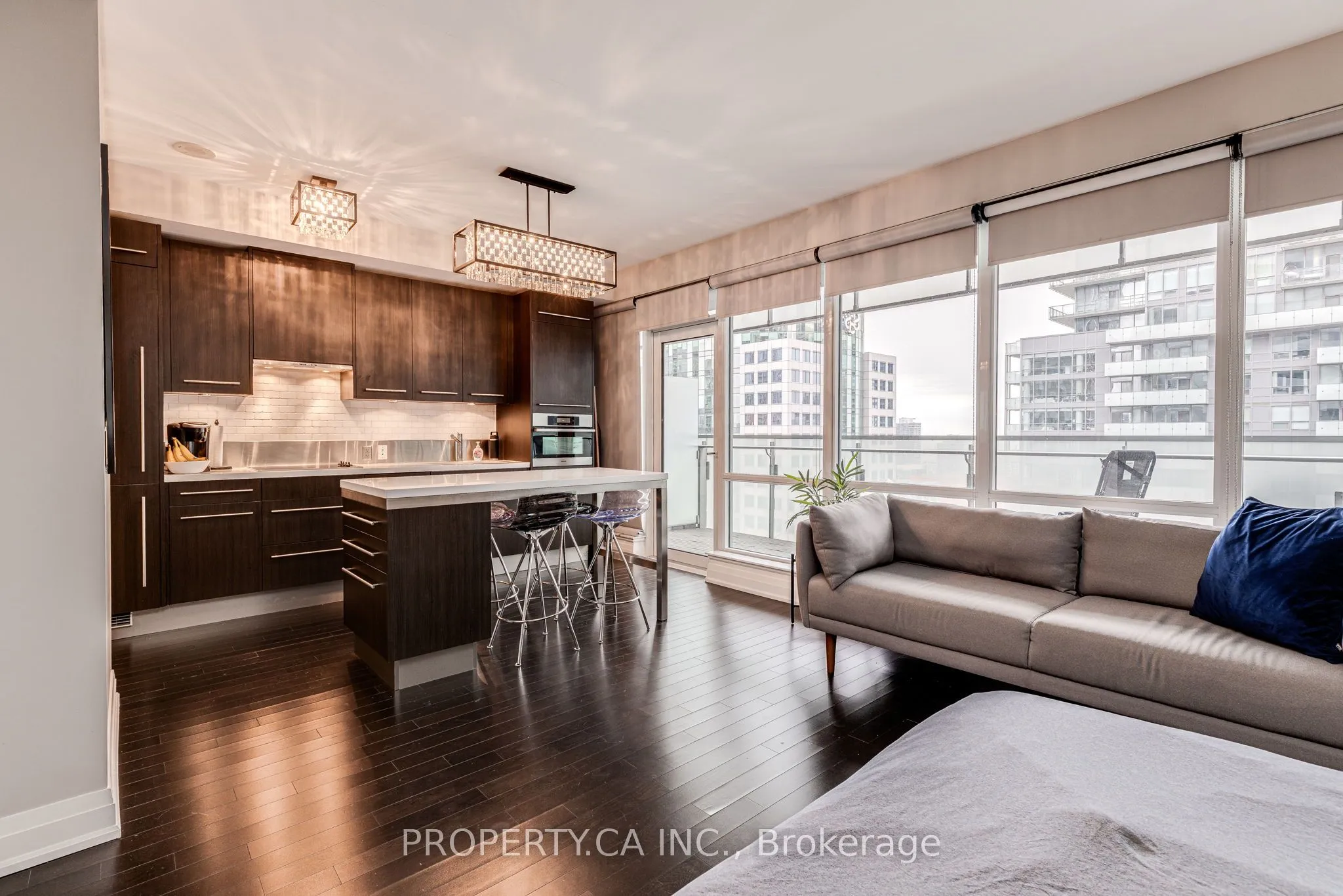 Condo Apartment kitchen at 80 John Street Toronto