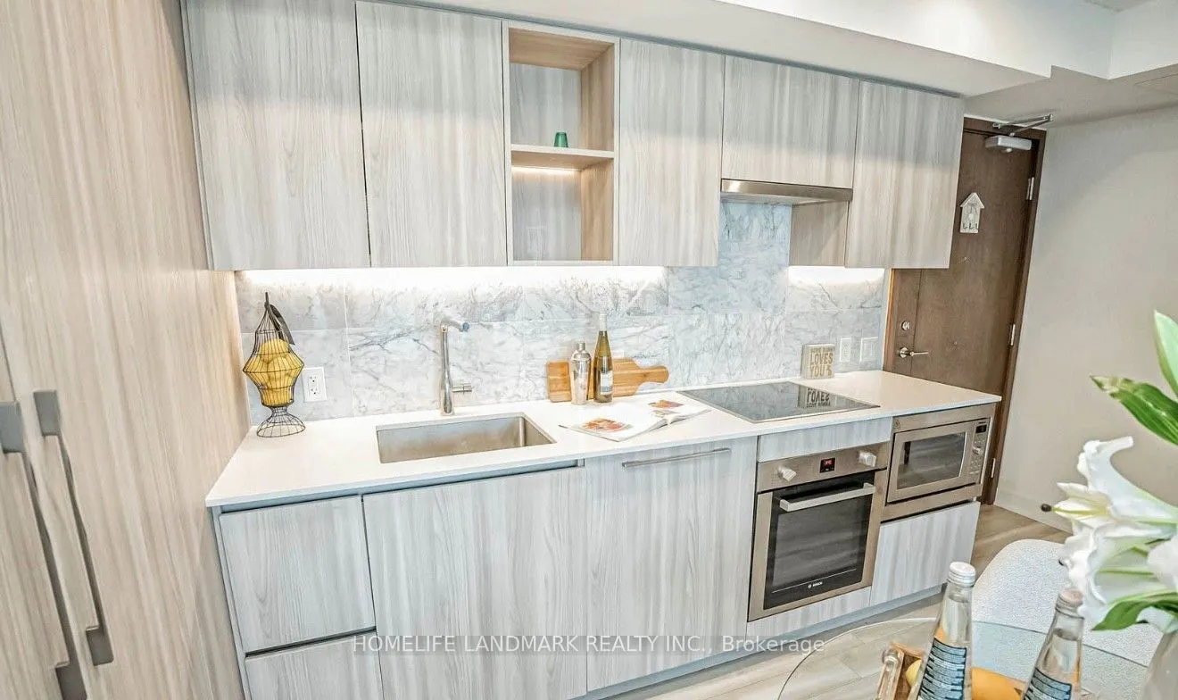 Condo Apartment living room at 19 Bathurst Street Toronto