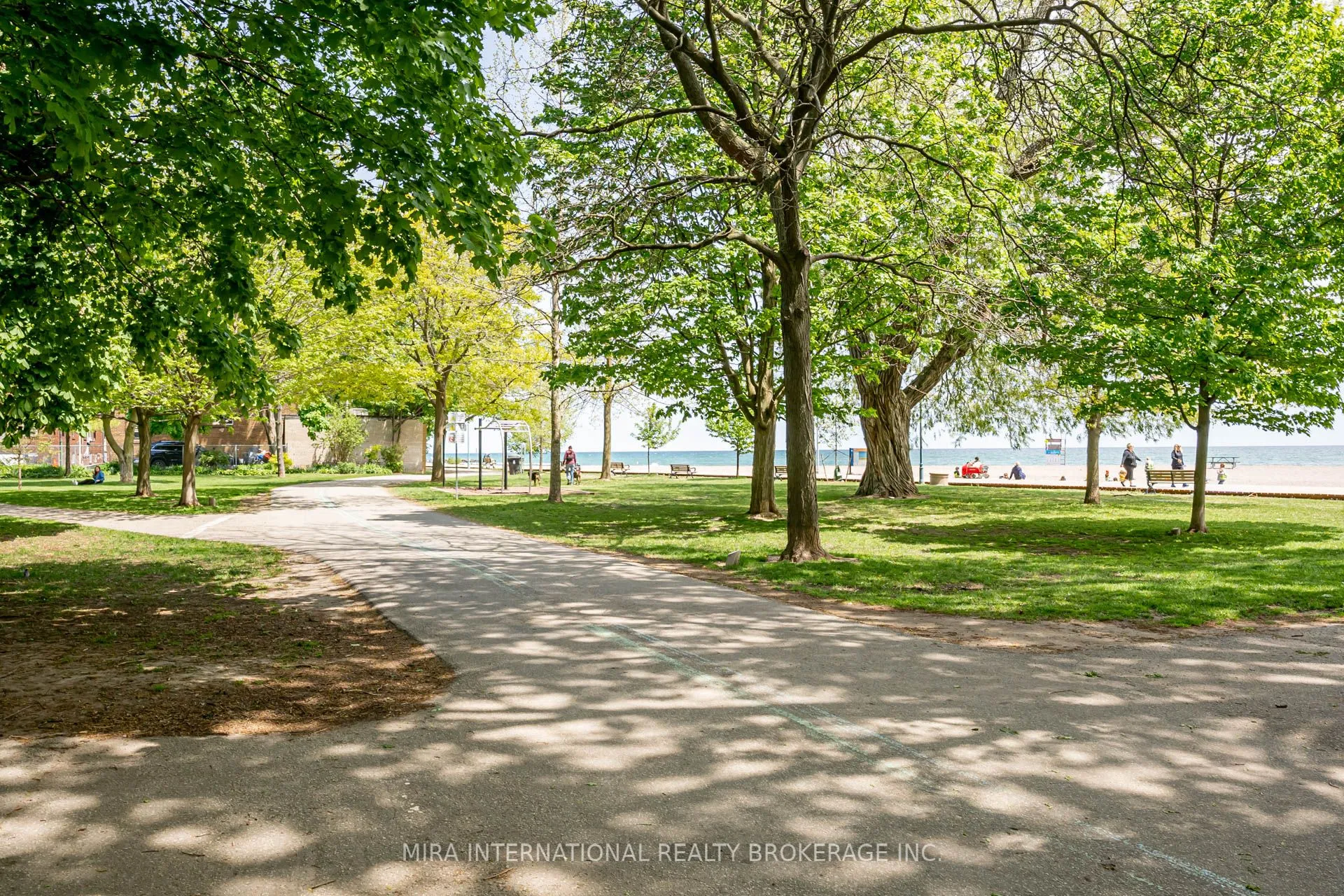 Multiplex living room at 98 Leuty Avenue Toronto