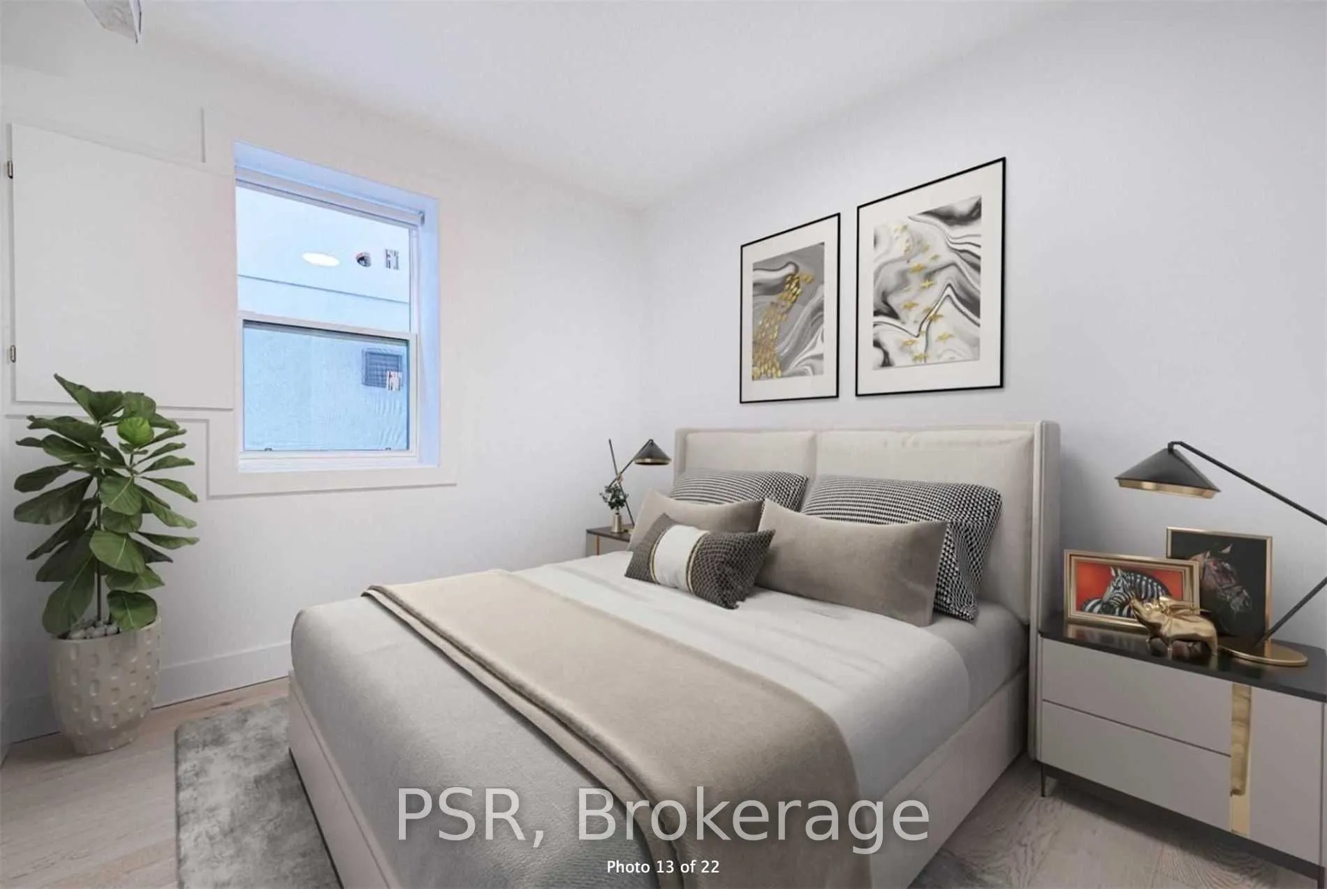 Multiplex living room at 89 Hammersmith Avenue Toronto