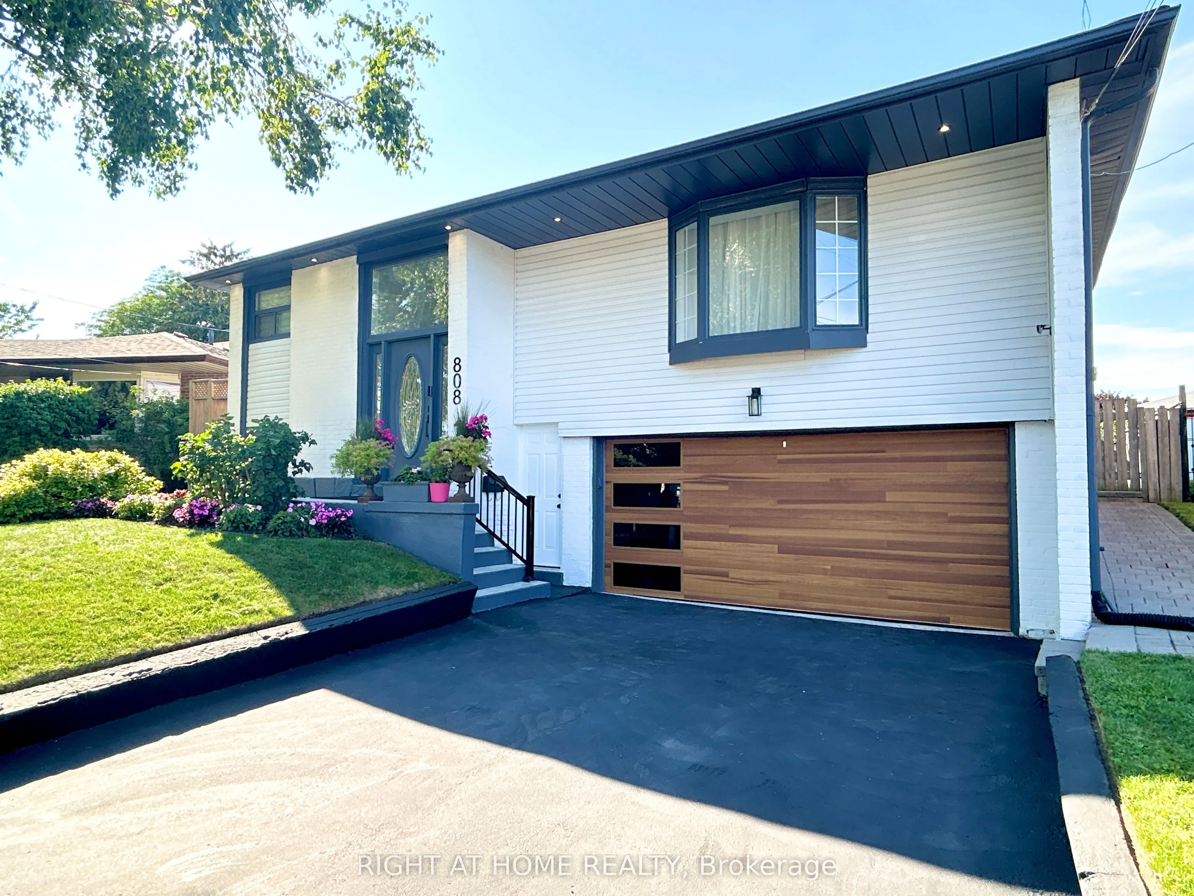 Detached living room at 808 Sanok Drive Pickering