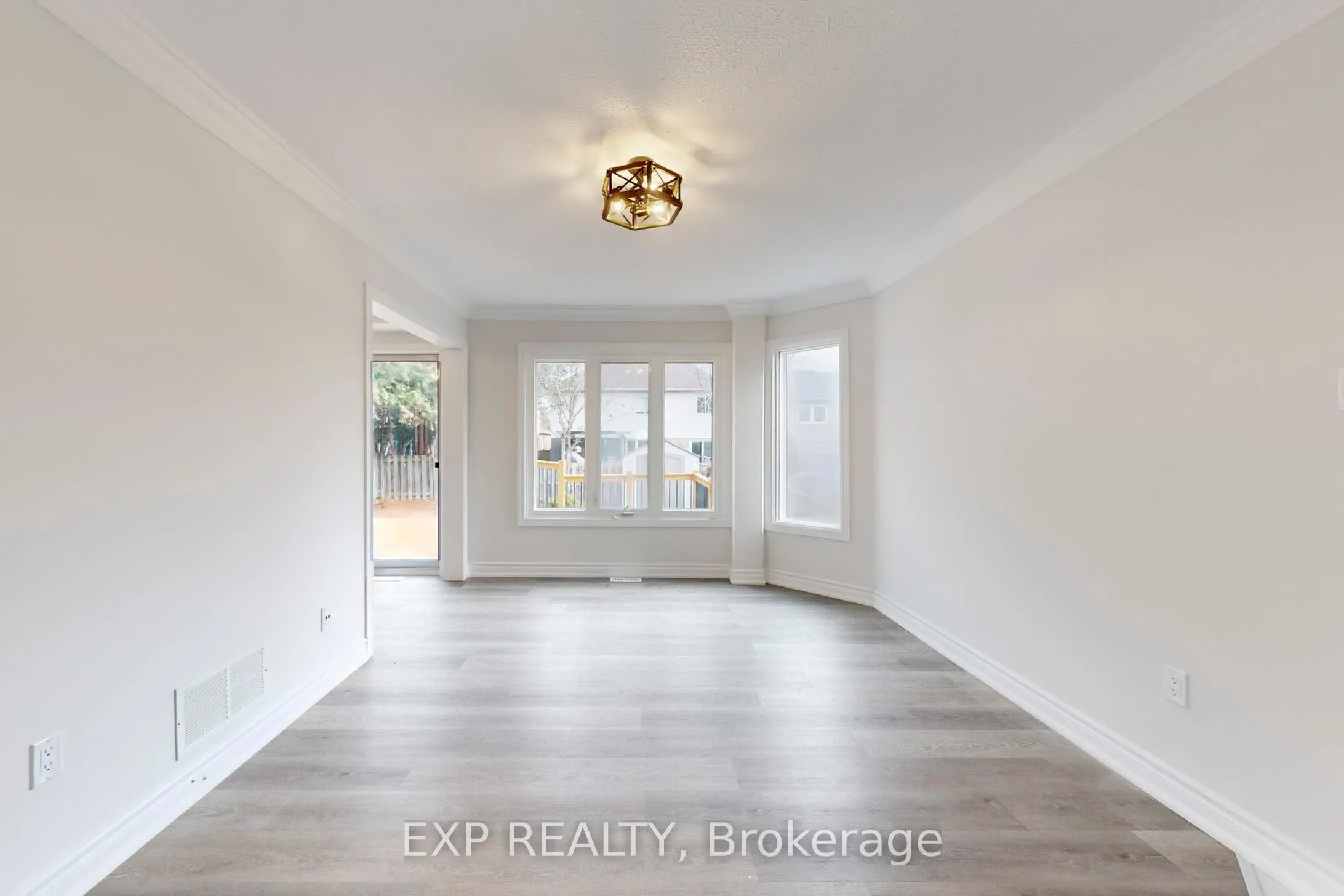 Detached living room at 1117 Windgrove Square Pickering