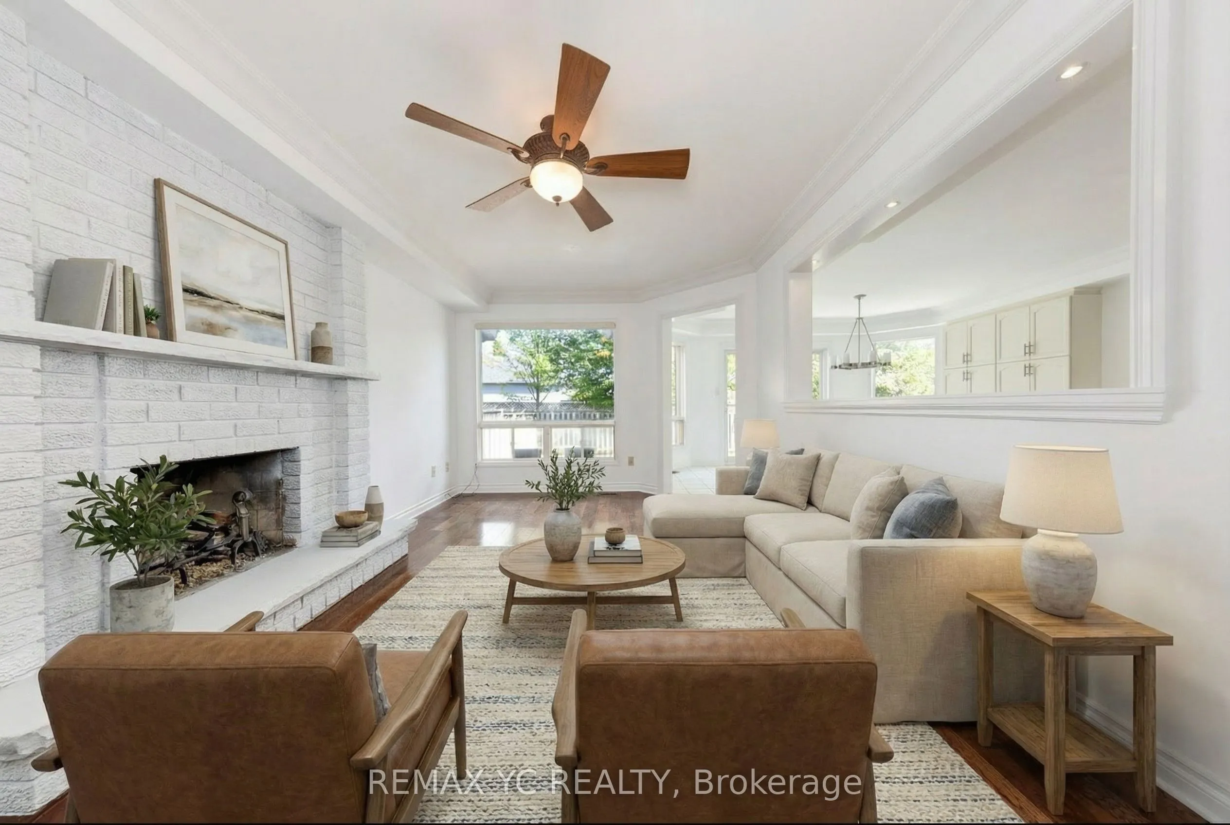 Detached living room at 896 Darwin Drive Pickering