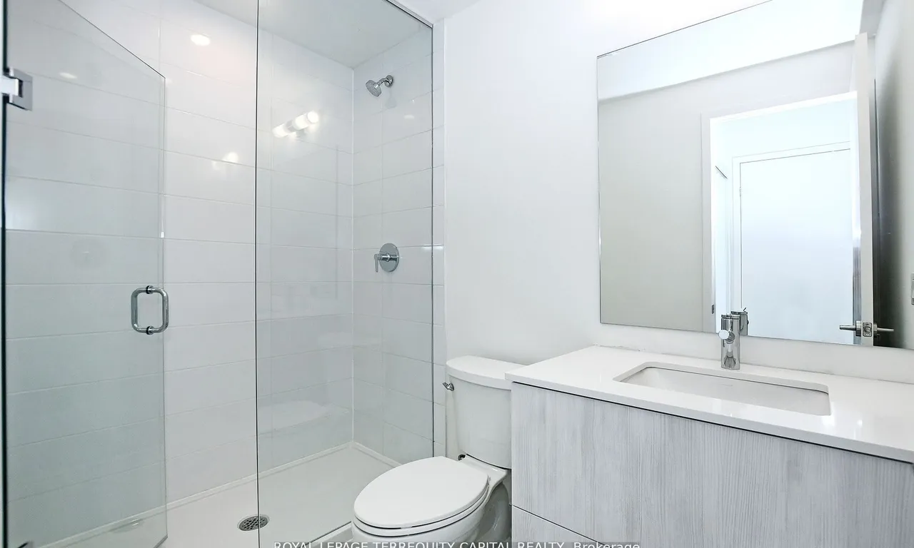 Condo Apt living room at 2 David Eyer Rd Richmond Hill