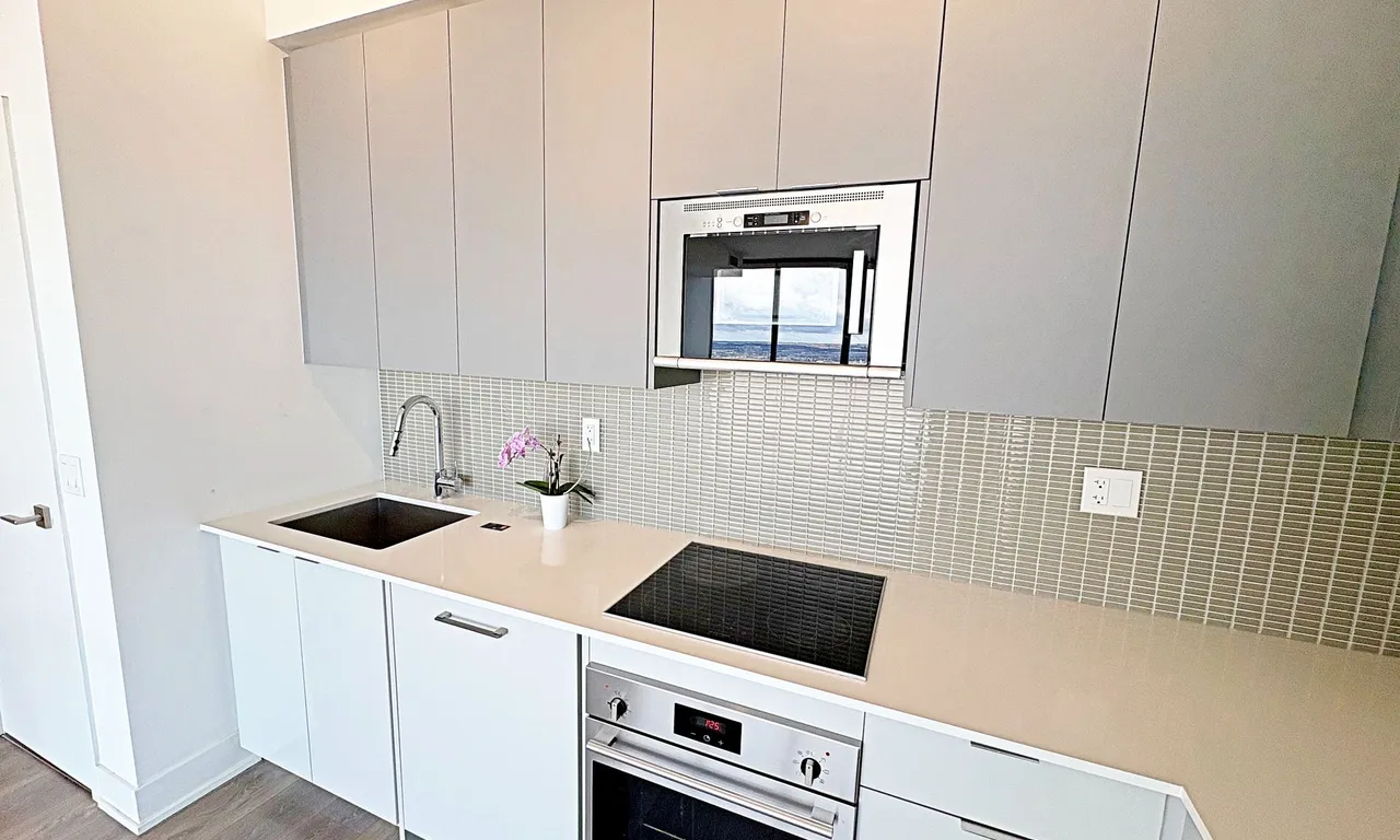 Condo Apt living room at 2908 Highway 7 Vaughan