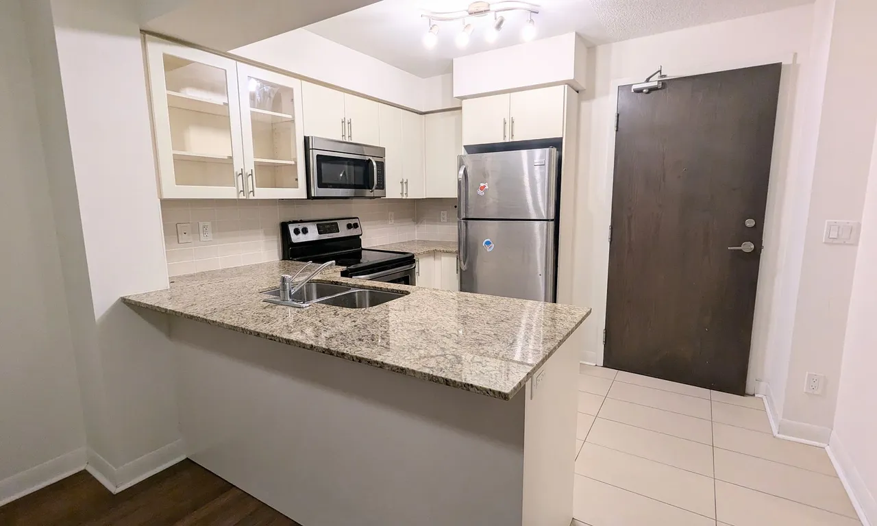 Condo Apt living room at 75 Norman Bethune Ave Richmond Hill