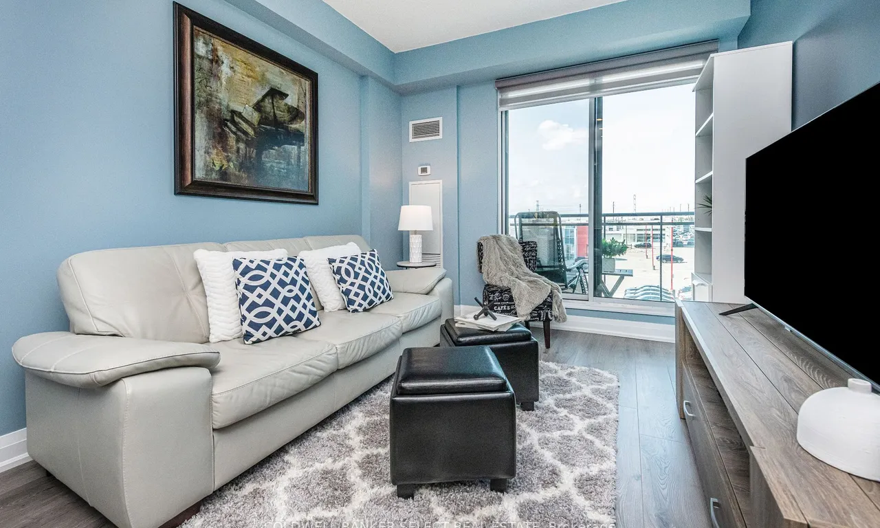 Condo Apt living room at 12 Woodstream Blvd Vaughan