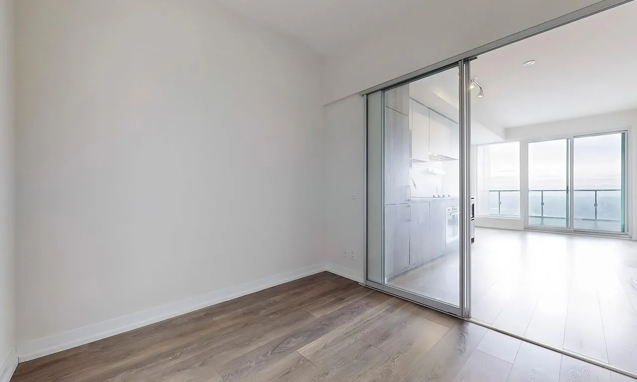 Condo Apt living room at 5 Buttermill Ave Vaughan