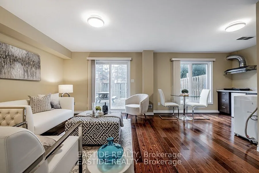 Att/Row/Townhouse living room at 114 Leitchcroft Crescent Markham