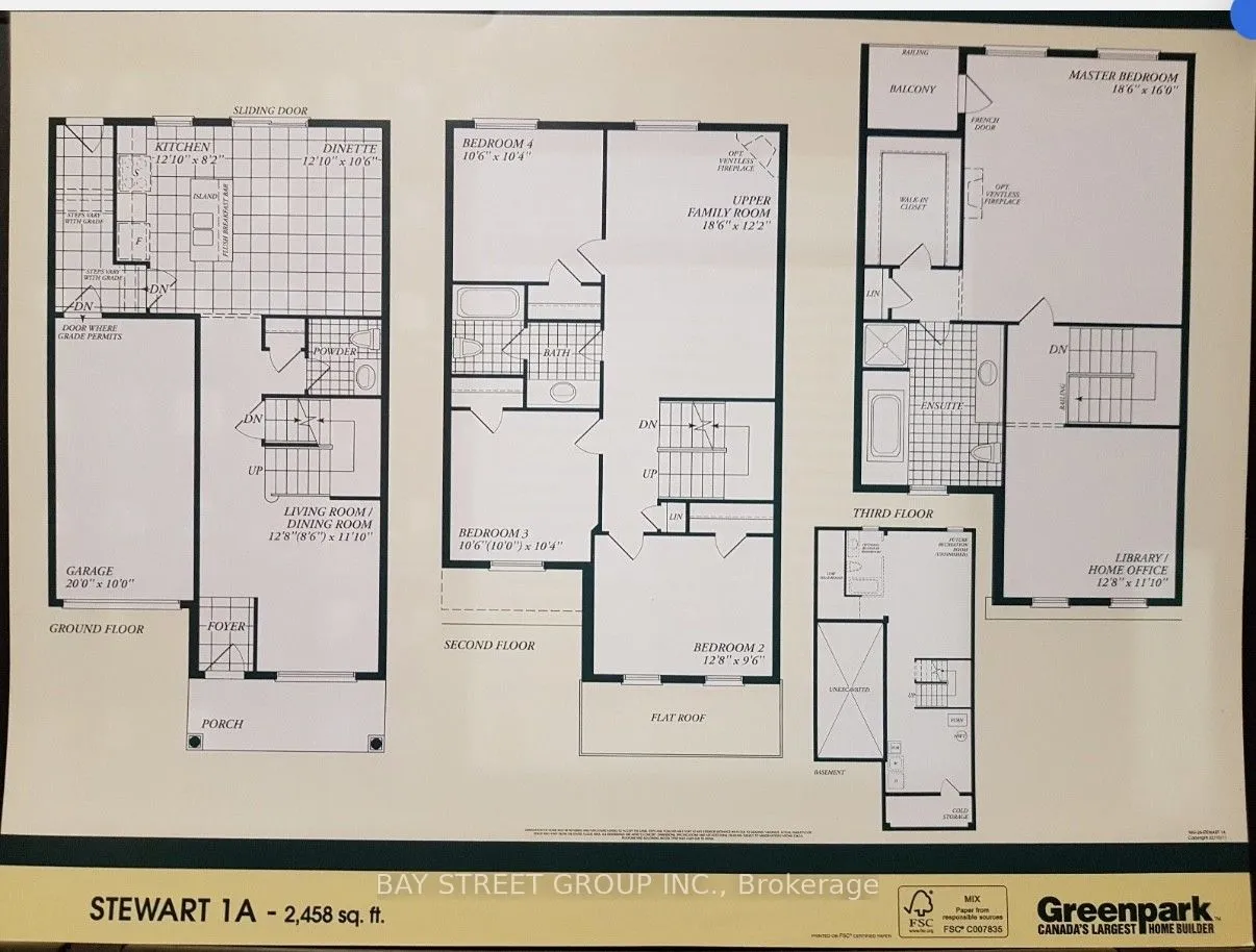 Att/Row/Townhouse kitchen at 73 EASTERN SKIES Way Markham