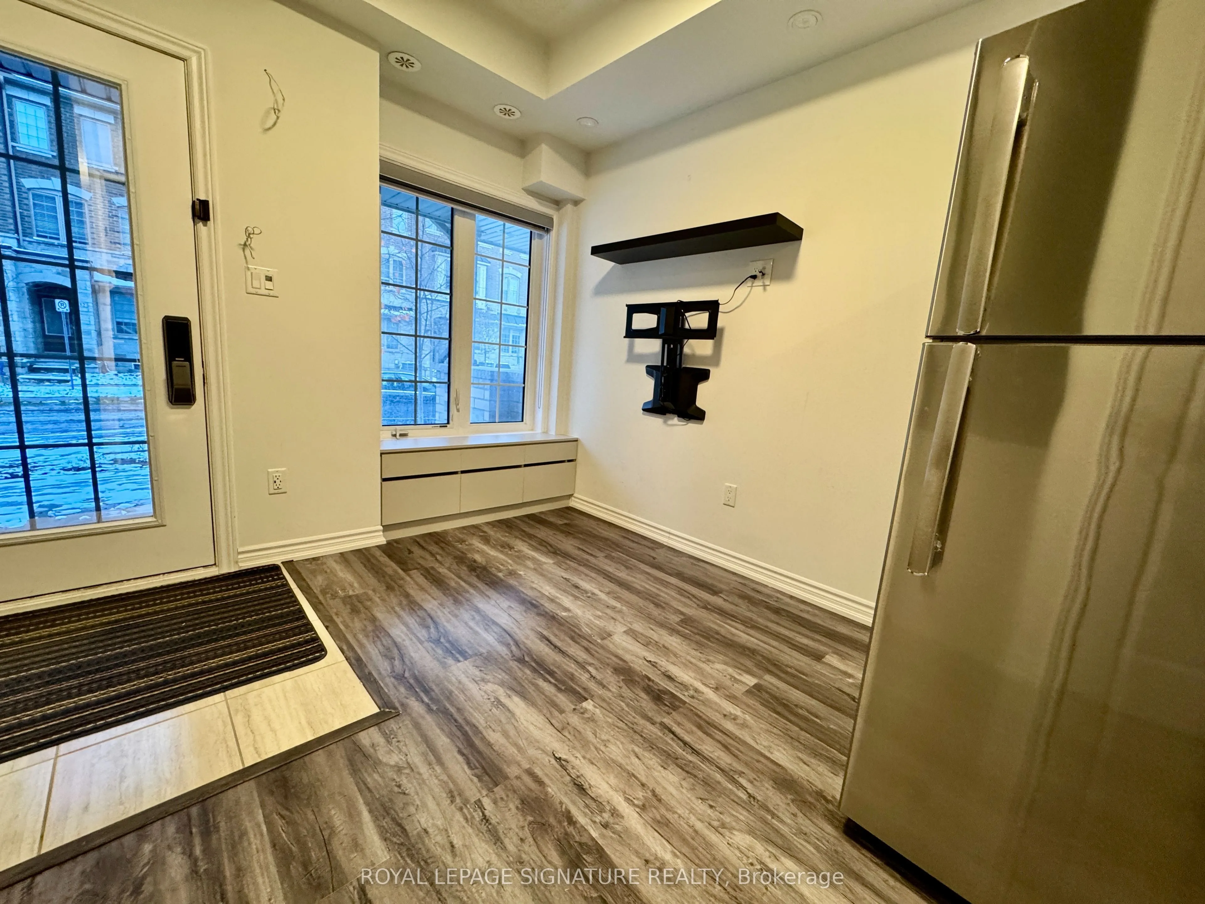 Condo Townhouse living room at 139 Frederick Wilson Avenue Markham