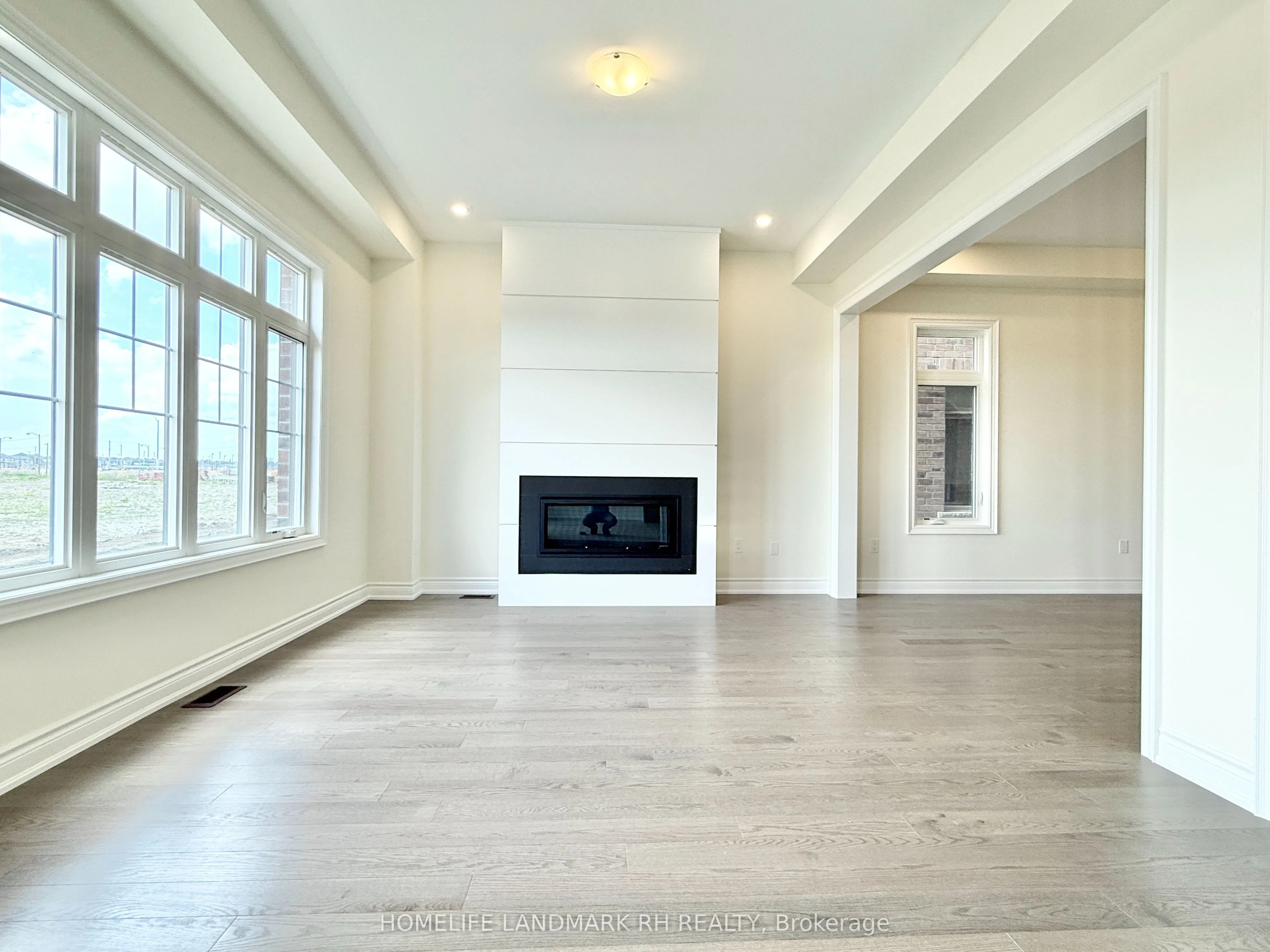 Detached living room at 186 Leslie Richards Street Markham