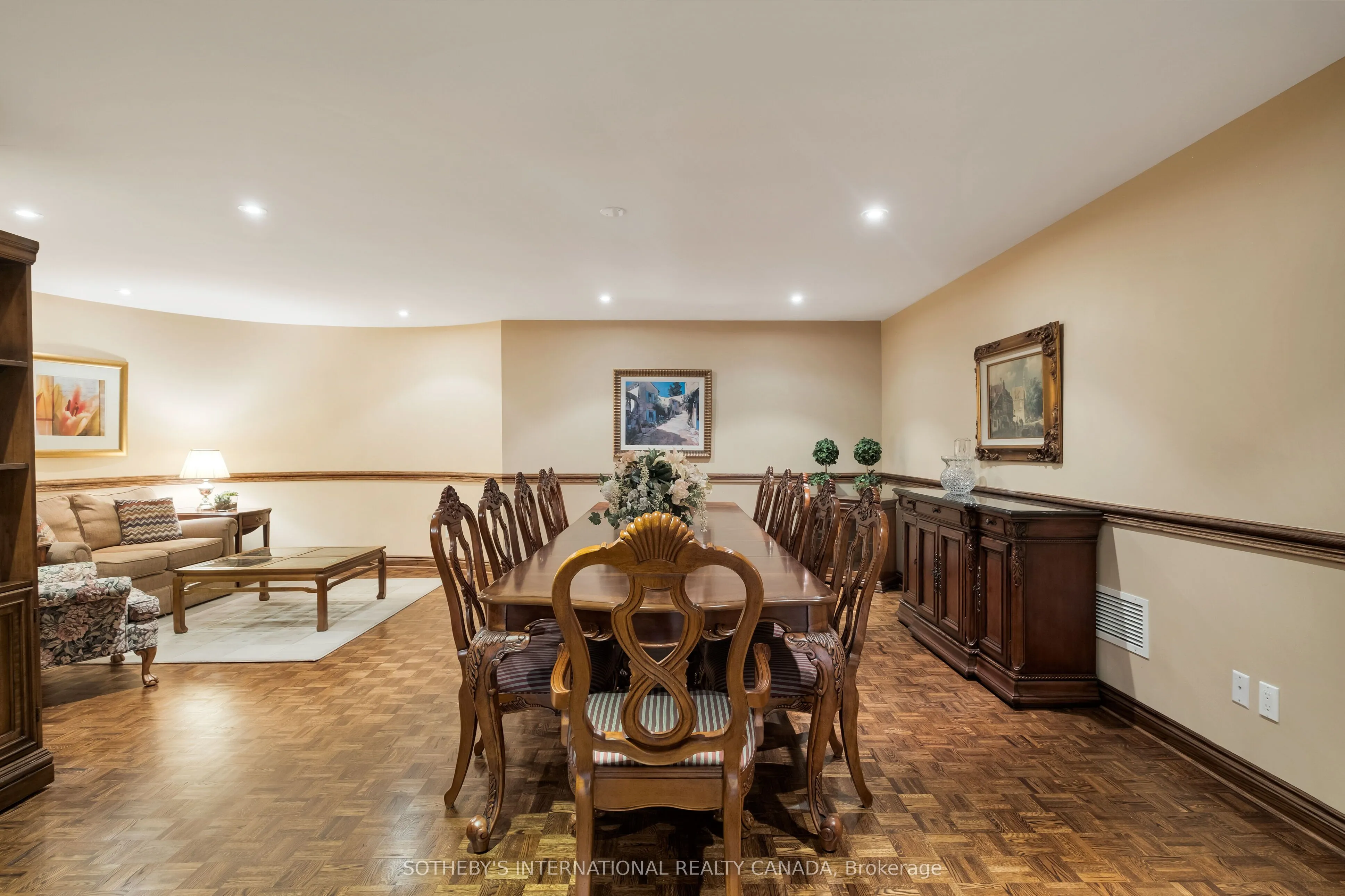 Detached living room at 91 Fairway Heights Drive Markham
