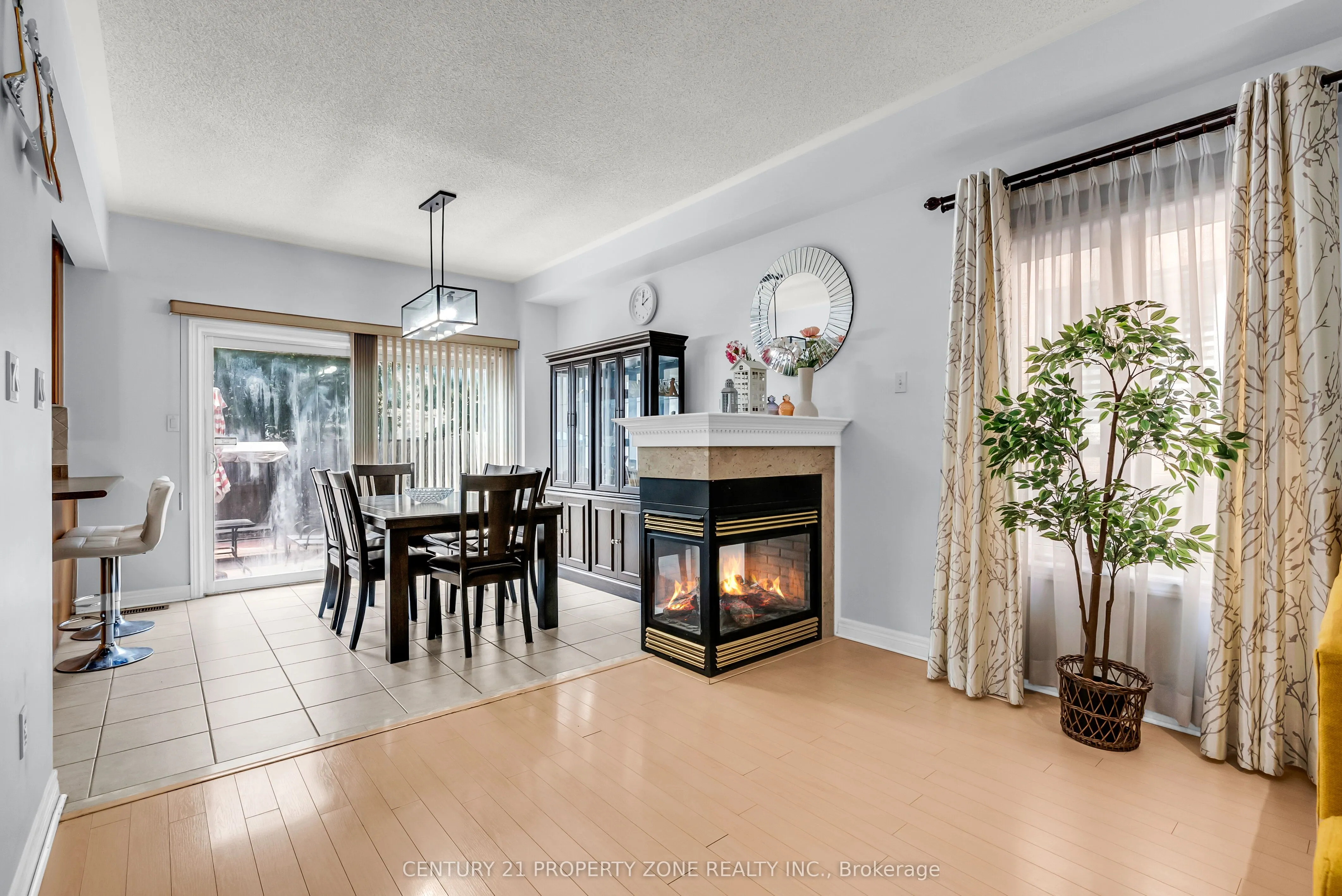 Semi-Detached  living room at 18 Gracewell Road Markham