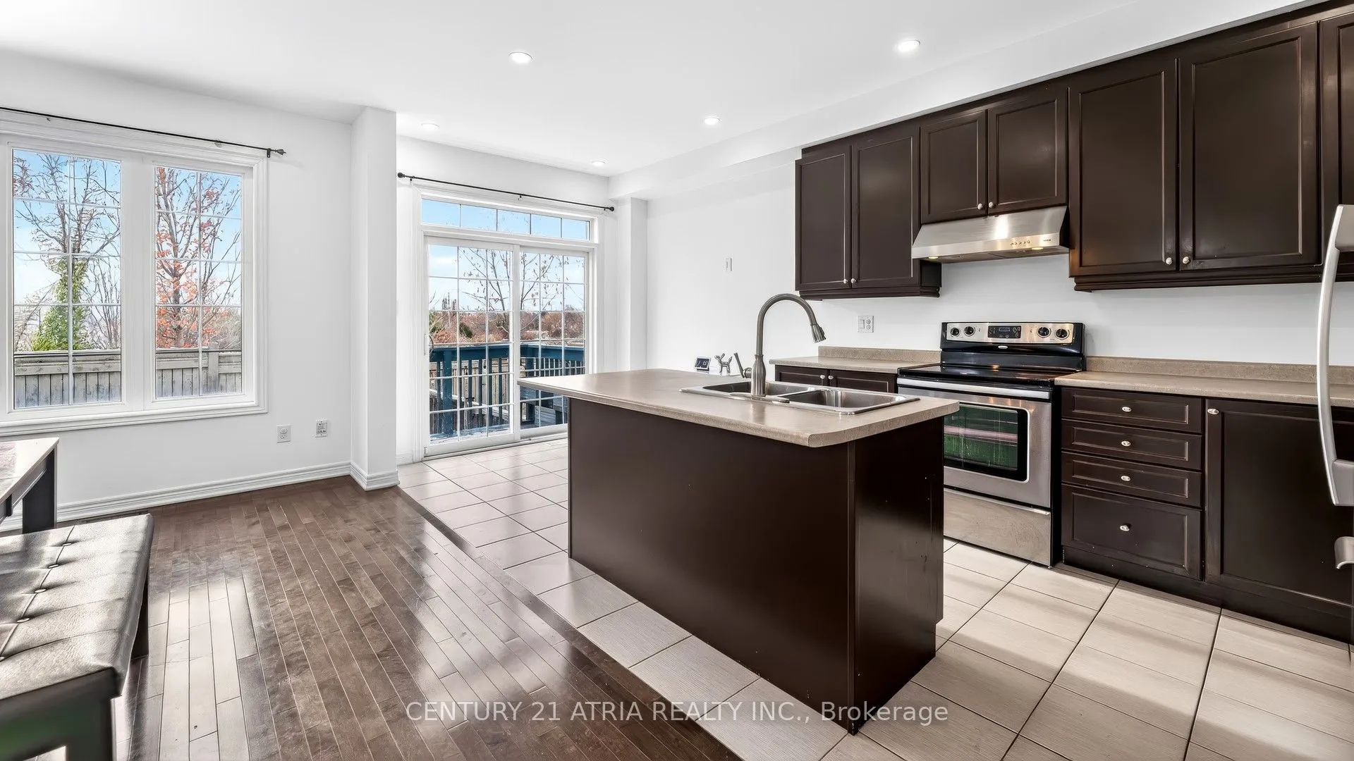 Semi-Detached  kitchen at 21 Gooseman Crescent Markham