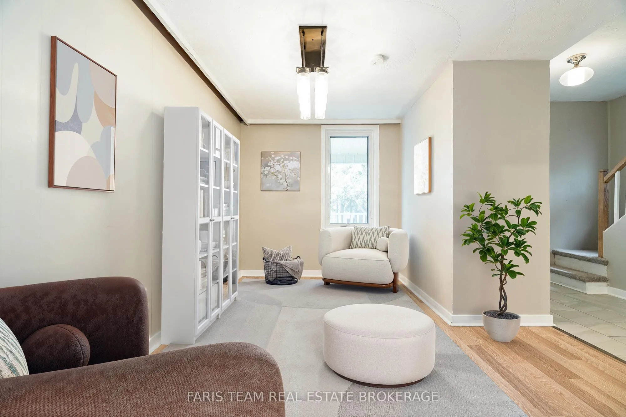 Detached living room at 3 John Drive Innisfil