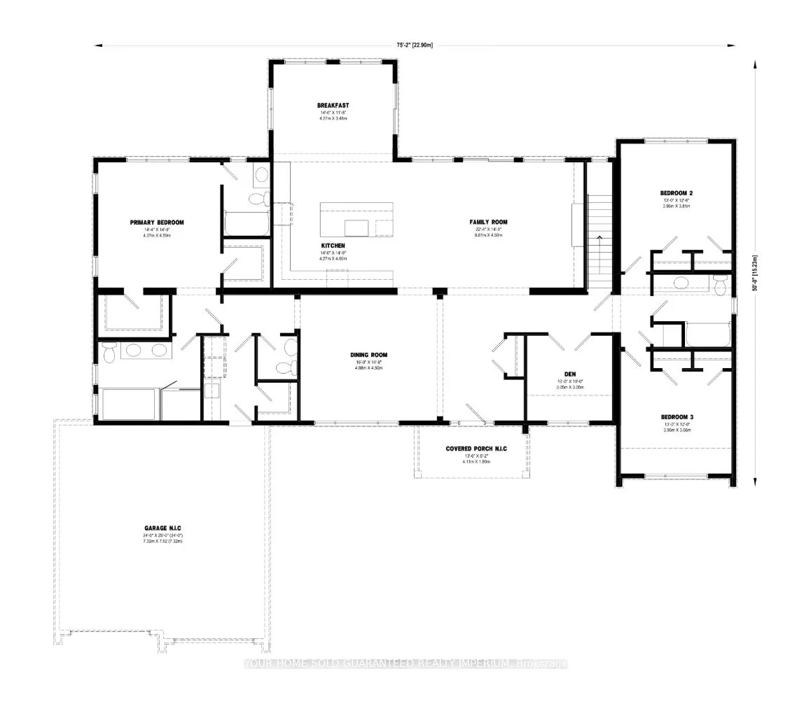Detached interior view at 0 B Commerce Drive Innisfil