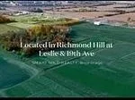 Ivylea Lot 139 Rd, Richmond Hill, ON L4S 1N5
