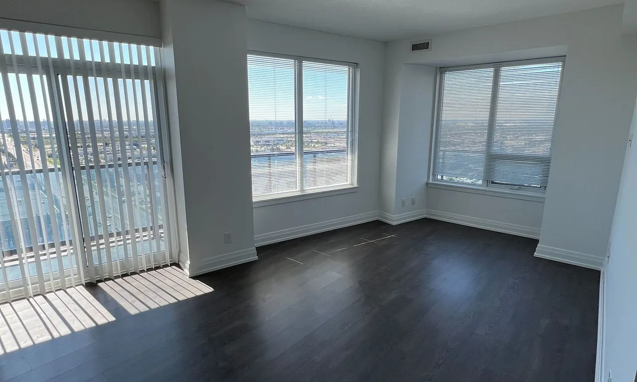 Condo Apt living room at 3700 Highway 7 Rd Vaughan