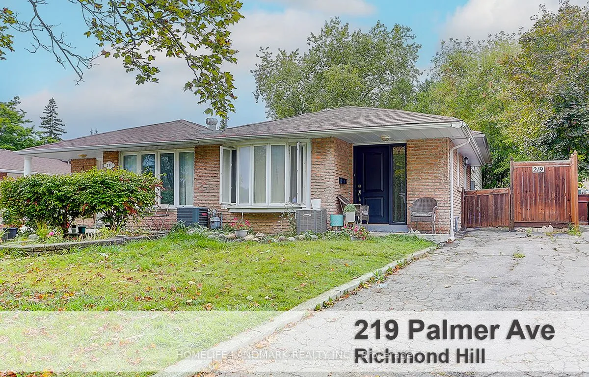 219 Palmer Ave, Richmond Hill, ON L4C 4Z4