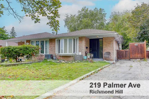219 Palmer Ave, Richmond Hill, ON L4C 4Z4