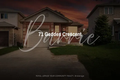 71 Geddes Crescent, ON L4N 7B1