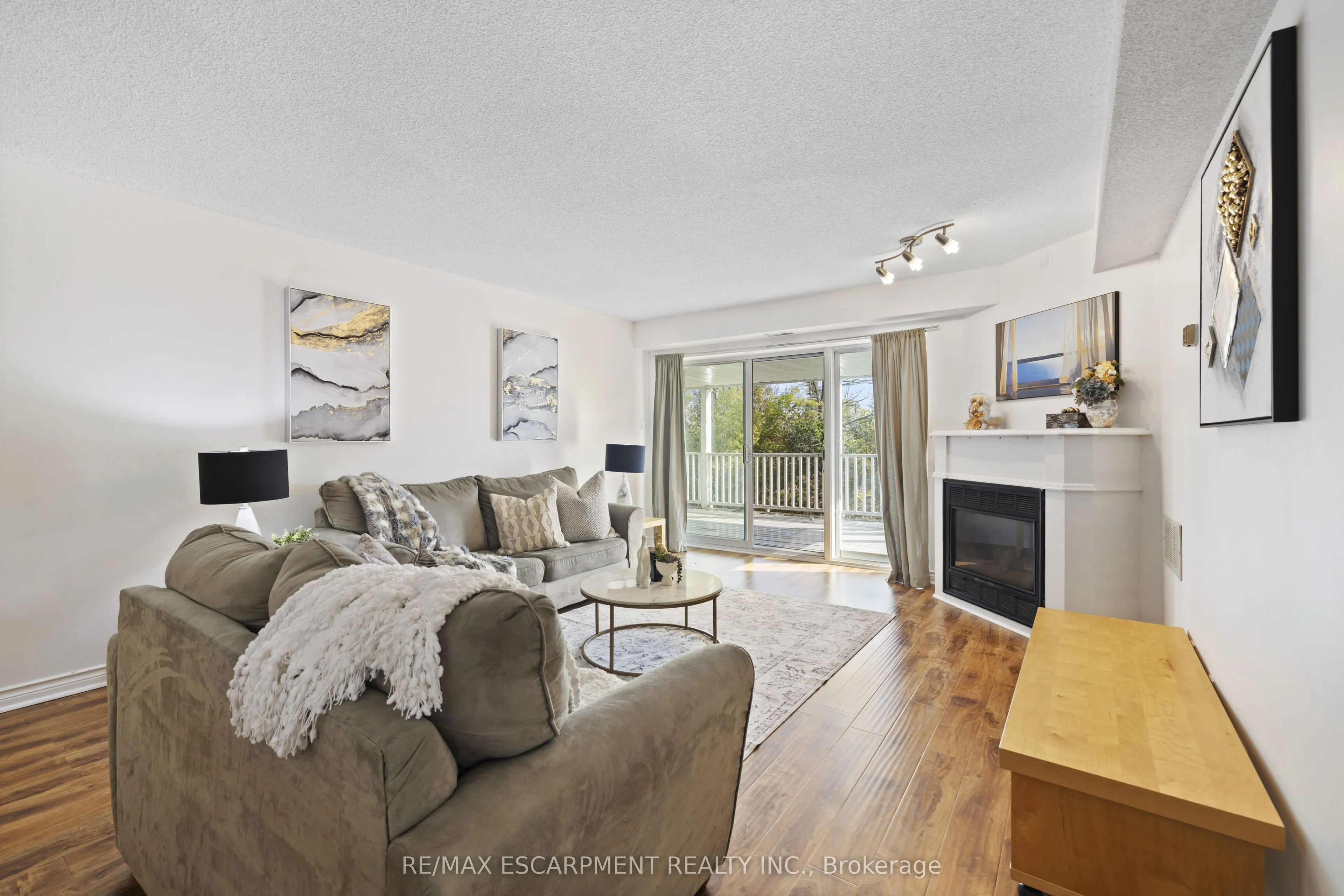Condo Apartment living room at 20 Mulligan Lane Wasaga Beach
