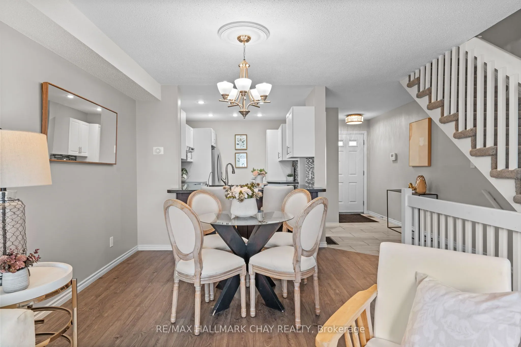 Condo Townhouse living room at 1 Olive Crescent Orillia