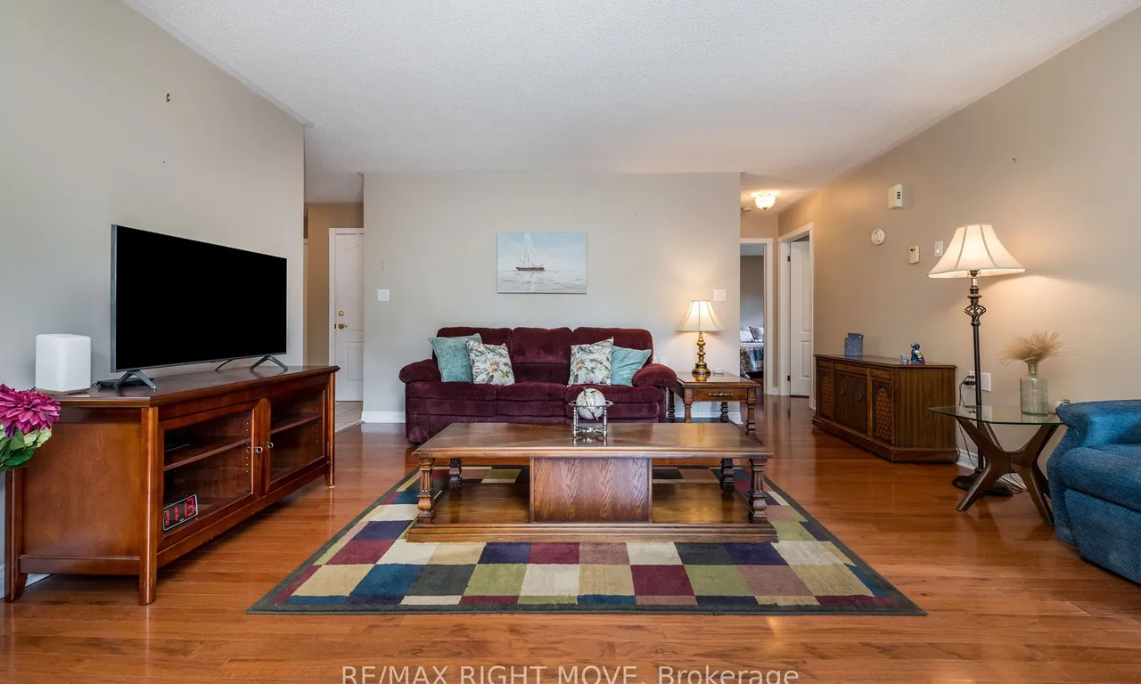 Condo Townhouse living room at 55 Museum Dr Orillia