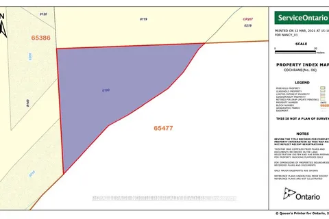 PCL 10886 SEC WAT N/A, ON P0N 1C0