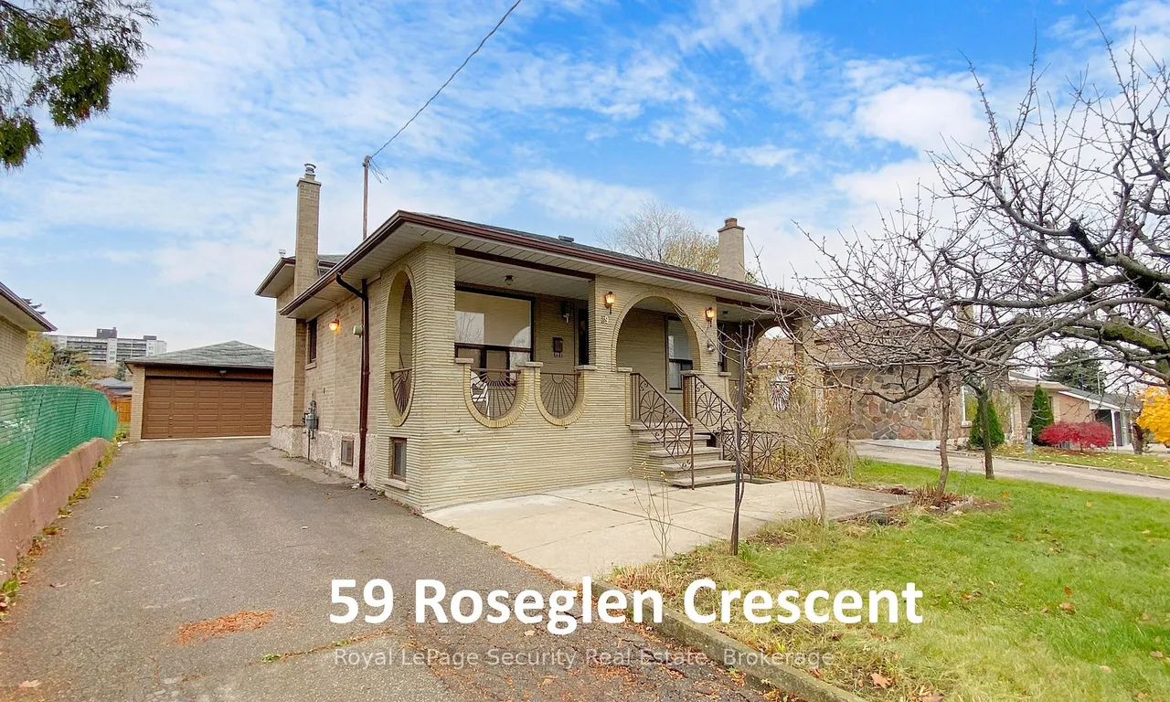 59 Roseglen Cres, Toronto, ON M3N 1G7
