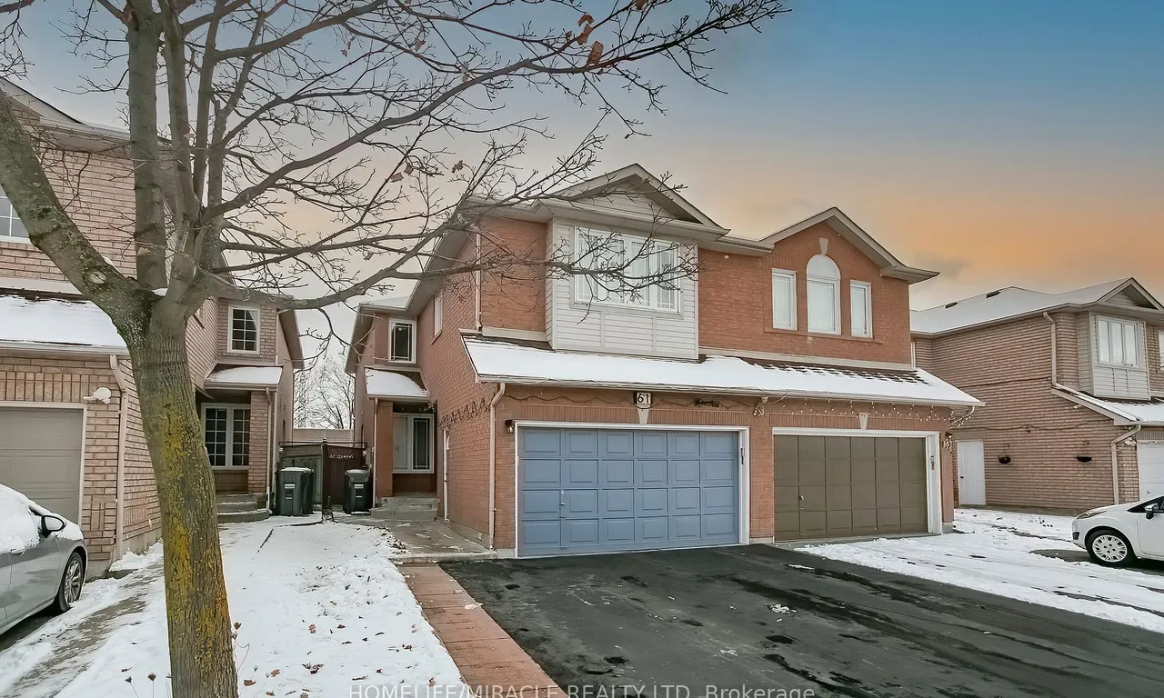 61 LAURAGLEN Cres, Brampton, ON L6Y 5A5
