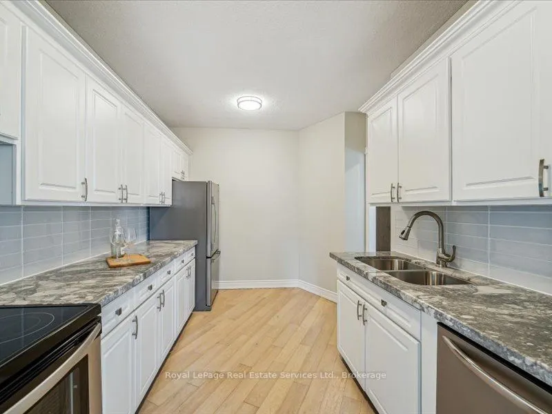 Condo Apt living room at 5250 Lakeshore Rd Burlington