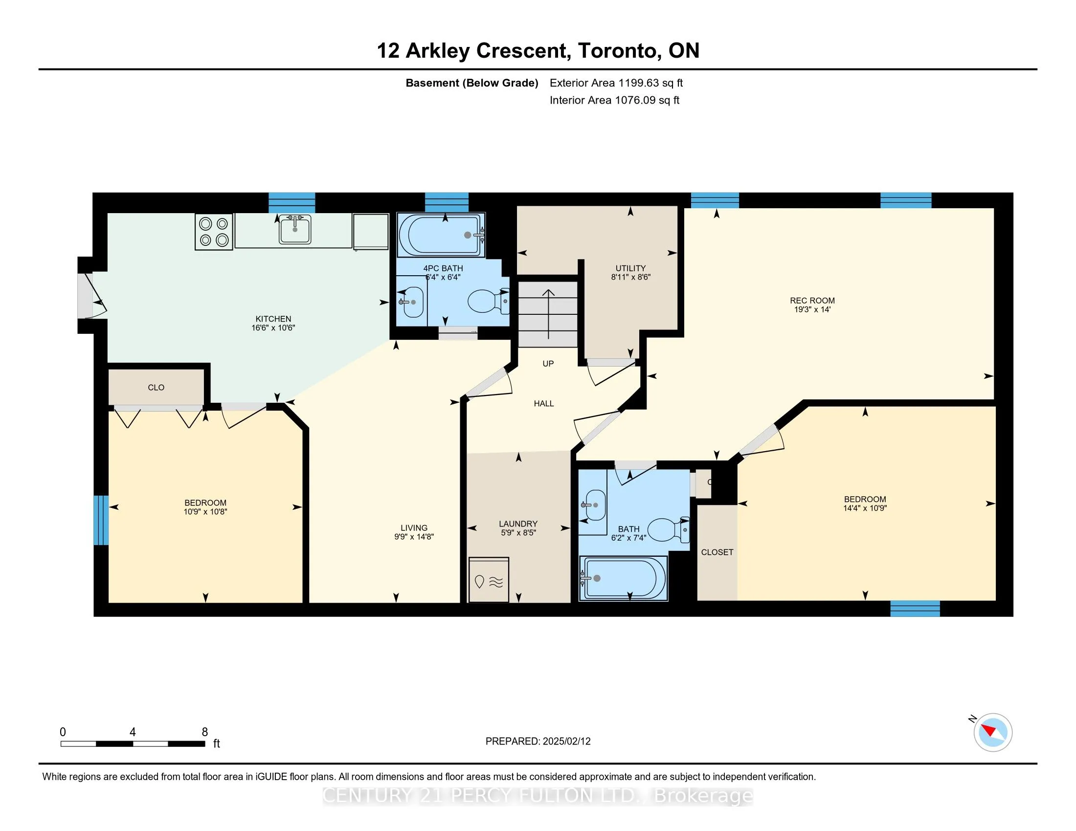 12 Arkley Crescent, Toronto, ON M9R 3S3