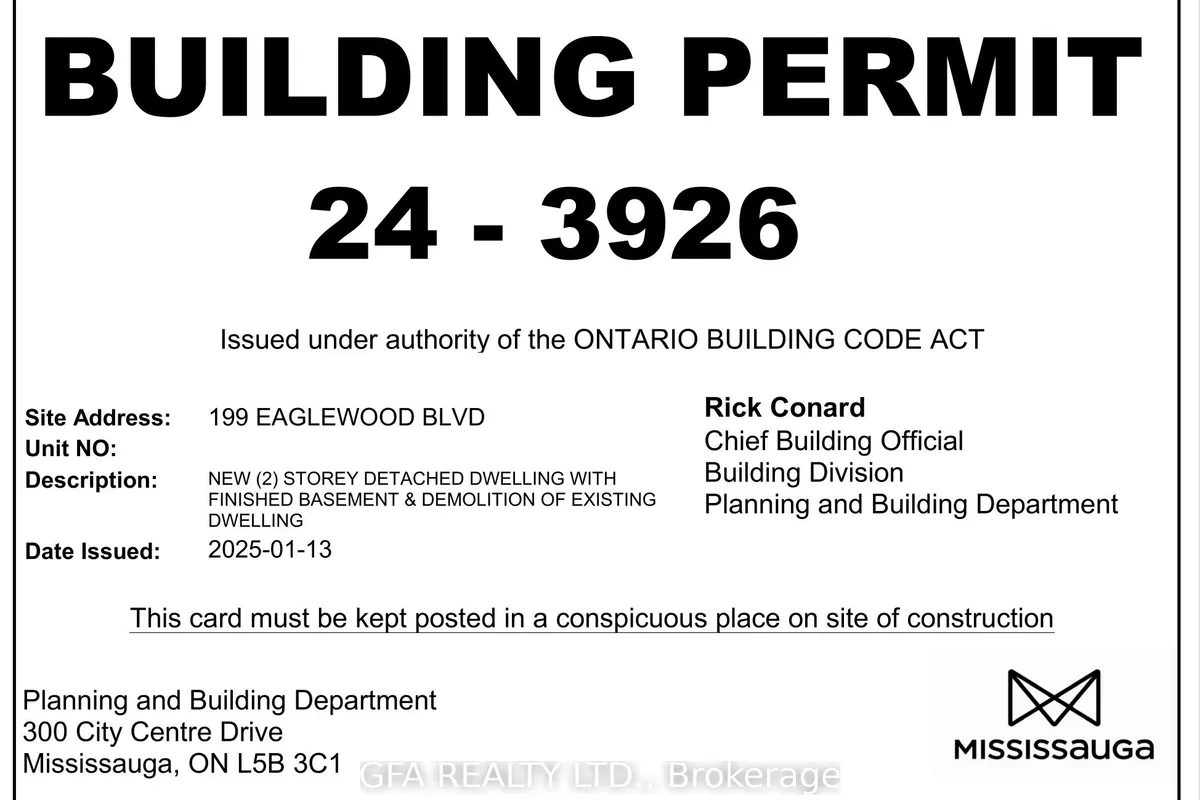 199 Eaglewood Boulevard, ON L5G 1V9