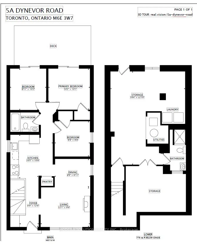 5A Dynevor Road, ON M6E 3W7