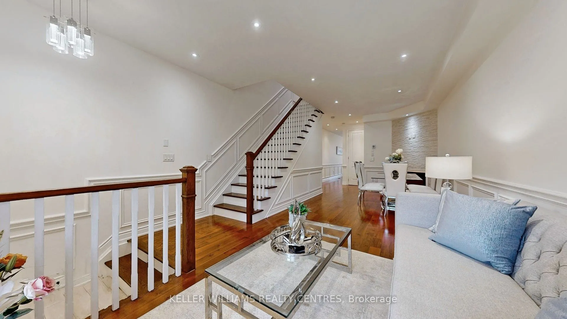 Detached interior view at 272 B Boon Avenue Toronto