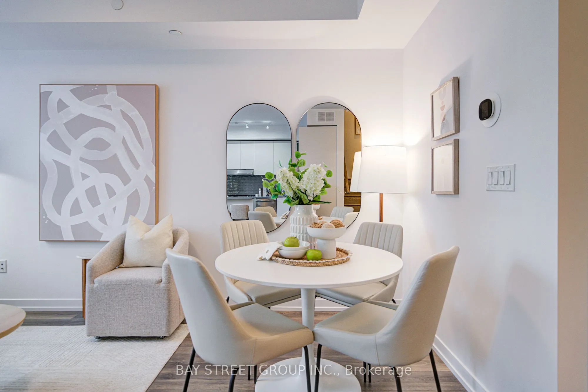 Condo Townhouse living room at 2530 Eglinton Avenue Mississauga