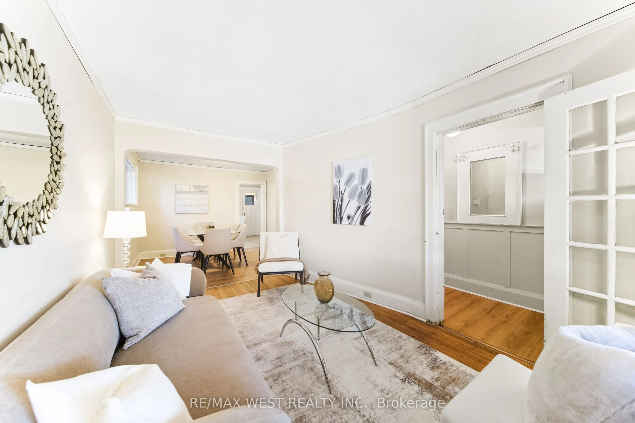 Semi-Detached  kitchen at 45 Deforest Road Toronto