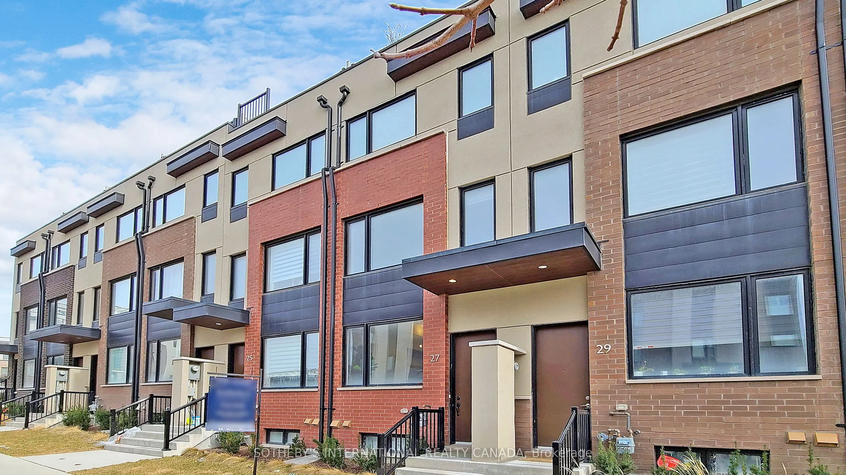 Att/Row/Townhouse interior view at 27 Thomas Mulholland Drive Toronto