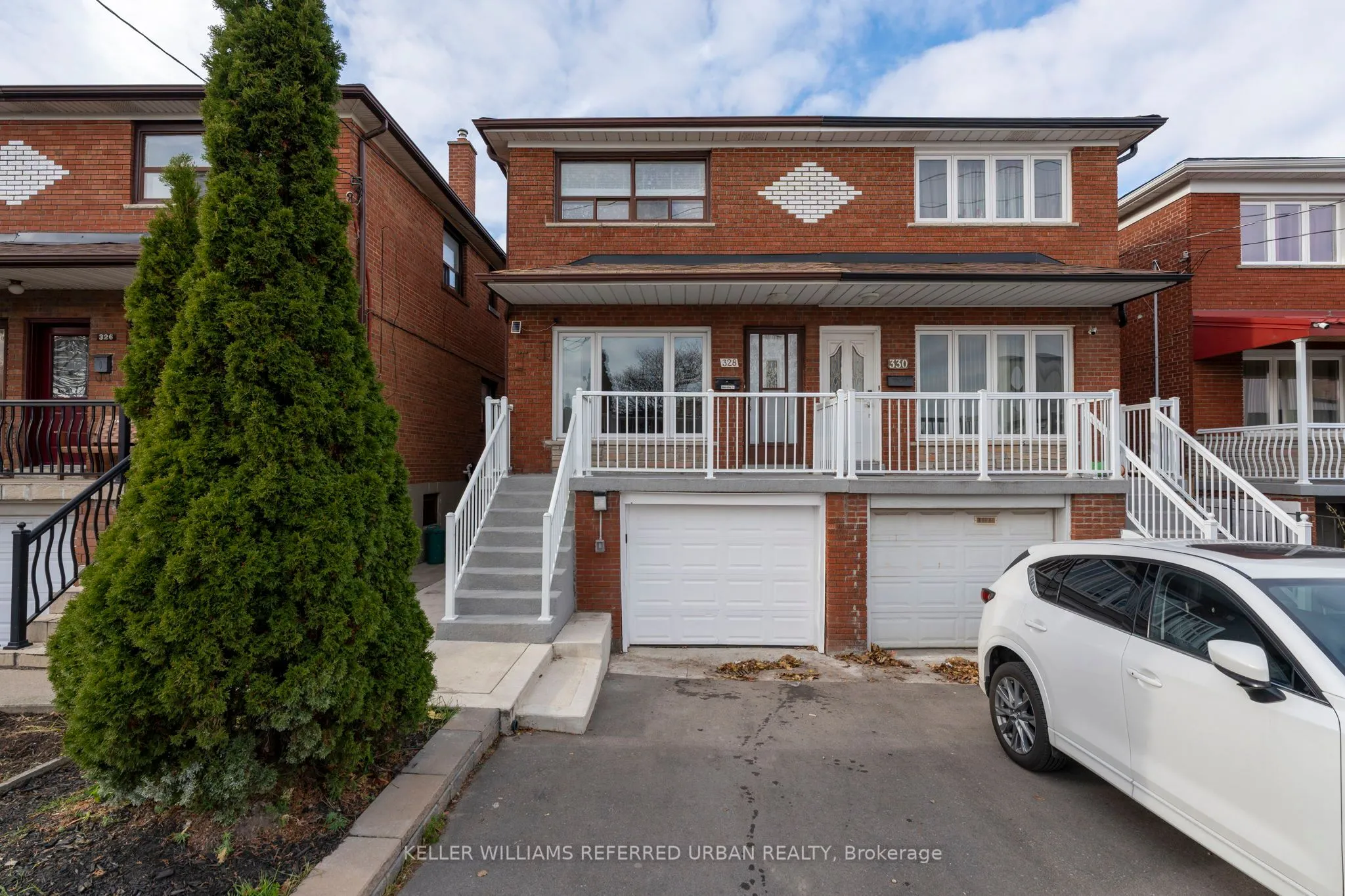 Semi-Detached  kitchen at 328 Weston Road Toronto